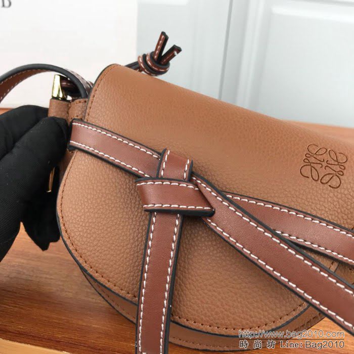 LOEWE羅意威 爆款迷你Gate手袋 馬術風格 繩結帶斜挎包 10182  jdl1157